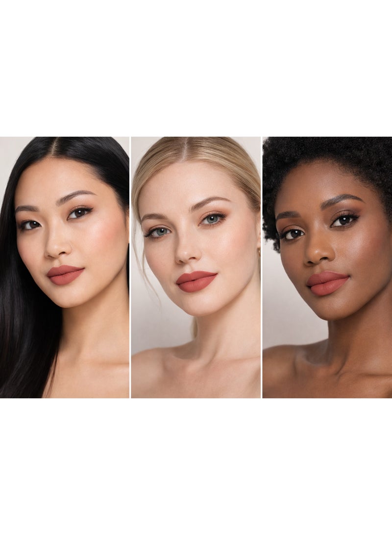 VATENN ITALY 18 Hr Kissproof Lipstick 04 Matte liquid lipstick, Lead-Free ,No Dry Feel, Weightless Feel, Vinyl Ink Kissproof /Lip Lingerie Transfer-Proof, All Day Wear. - Image 2